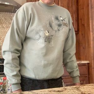 Snowy Trees w/ Birds Sweater